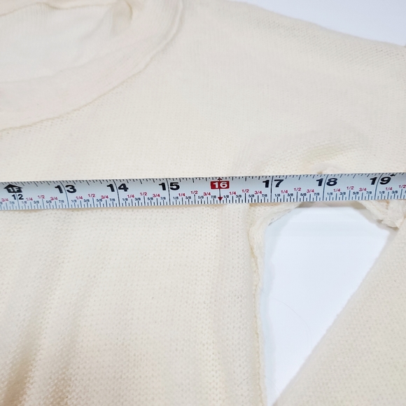 Ruehl No. 925 Wool Sweater - Size L Cream - Picture 6 of 9